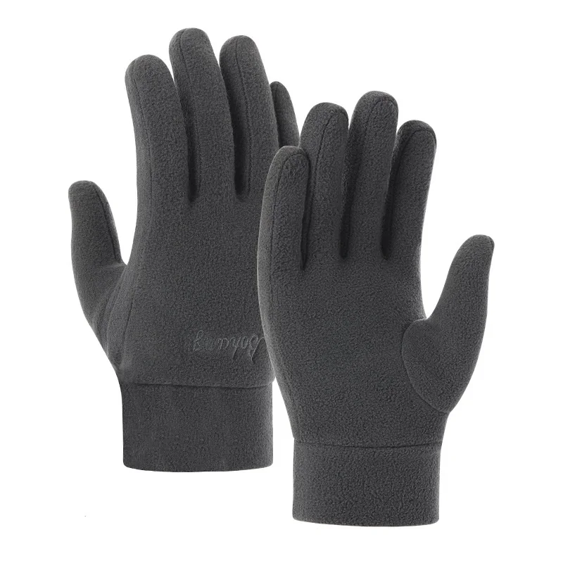 Winter Men Women Fleece Gloves Windproof Thicken Warm Gloves Outdoor  Motorcycle - £59.34 GBP