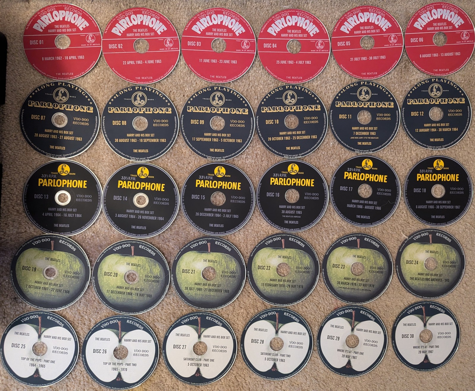 The Beatles  Harry And His Box Set 29-CD/1-DVD  Lord Reith Complete BBC Sessions Item image 4