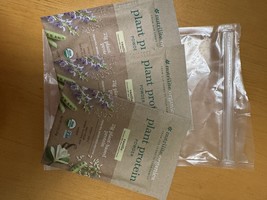 Amway Nutrilite Organics Plant Protein Powder VANILLA SET OF 3 -12 OZ BAGS - $243.55 MXN