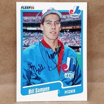 1990 Fleer Update #U-31 Bill Sampen SIGNED Card Montreal Expos Autograph - $1.95