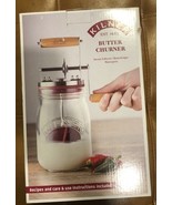 Kilner Small Manual Butter Churner 34 US FL OZ With Recipes - $80.58 CAD