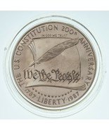 1987 Argent Constitution Dollar Tangible Pièce W/Original Boîte &amp; COA No... - $75.64 CAD