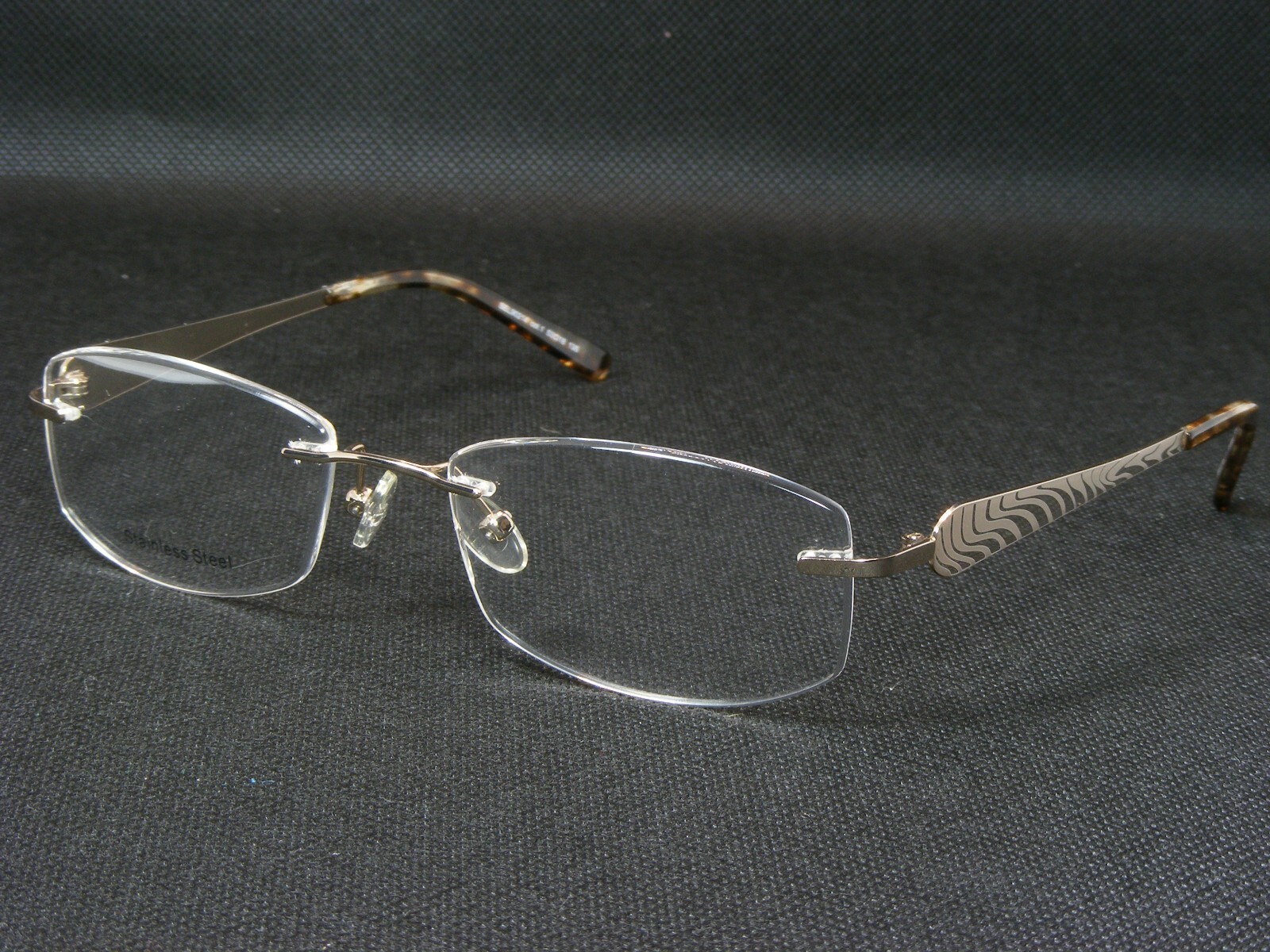SELECTRA SEL90214 Colores 1 Pálido Oro Gafas sin Montura Metal 53-18-135mm - $76.30