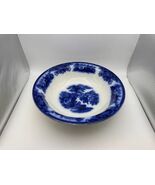 Antique Grindley SHANGHAI Flow Blue 10 1/8" Round Vegetable Serving Bowl - $169.99