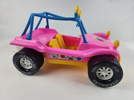 Vintage Gay Toys Dune Buggy Pink &amp; Blue Doll Size -cracked roll cage - $29.69