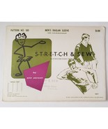 Stretch &amp; Sew 1967 pattern #100 Men&#39;s Raglan Sleeve sizes 34-48 UNCUT - $14.25