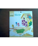 Garden Variety Kraft Paper Stencil Set Arts &amp; Crafts Hand Made Modern 6 ... - £5.52 GBP