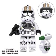 Star War Building Blocks Bricks Clone Gunner TV-8010 Minifigure Toys - £2.71 GBP