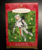 Hallmark Keepsake Christmas Ornament 2000 GI Joe Action Pilot Spacesuit Boxed - £6.94 GBP