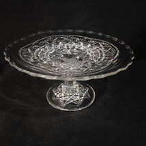 EAPG Bryce Higbee &amp; Co 10 Pointed Star Toy Cake Stand 1905-07  3 x 6 7/8... - £24.23 GBP