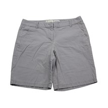 J Crew Shorts Womens 6 Gray 32 Bermuda Dress Work Stretch Mid Thigh Long - $18.69