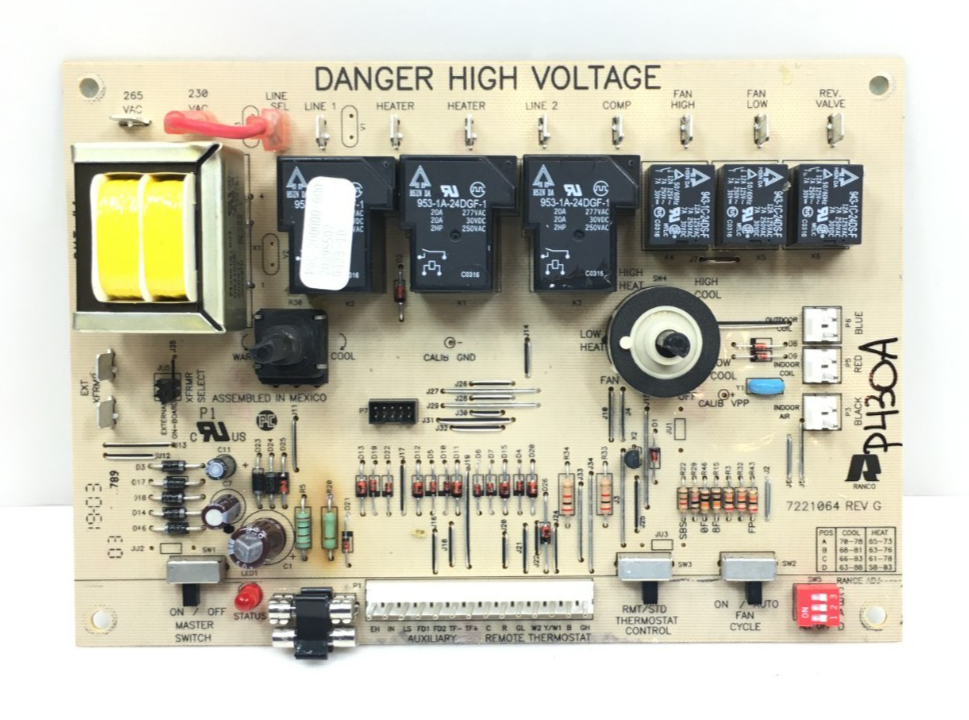 Ranco PTAC Thermostat Control Circuit Board PAC-200000-AMA 20295502 used... - $125.00