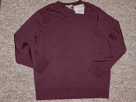 Daniel Cremieux Sz XL Mens Merino Wool Sweater Lightweight Washable V-Ne... - $29.69