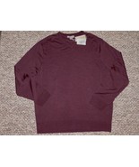 Daniel Cremieux Sz XL Mens Merino Wool Sweater Lightweight Washable V-Ne... - £23.45 GBP