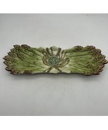Vintage Fitz And Floyd Giardino Asparagus Tray Plate Platter 15” Spring ... - $45.23 CAD