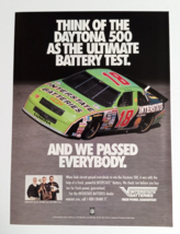 1993 Interstate Batteries Dale Jarrett Daytona 500 Car Magazine Cut Print Ad - £7.50 GBP