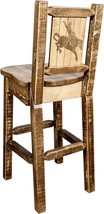 Montana Woodworks Homestead Collection Counter Height Barstool with Bron... - £524.08 GBP