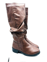 Olivia Miller Amber Riding Boots- Cognac, Brown, Us 11M - £25.66 GBP