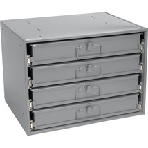 Durham Steel Compartment Box Rack HD Bearing with 4 of 32-Compartment Bo... - $560.99
