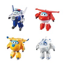 Super Wings 5&quot; Transforming Characters 4-Pack , Combine Jett, Paul, Astra, Donni - £68.72 GBP