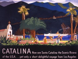 9726.Decoration Poster.Room Wall art.Home decor.Santa Catalina Californi... - £13.43 GBP+