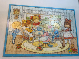 Vtg Springbok TEA PARTY 48 pc Children&#39;s Jigsaw Puzzle 1980 Complete Joa... - $11.29