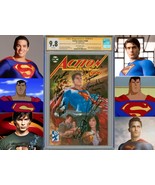 CGC SS 9.8 Action 1000 SIGNED X6 Superman Dean Cain Tom Welling Tyler Ho... - $1,286.99