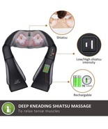 Cordless Massager - Shiatsu Neck,Shoulder,foot,lumbor Massager with Heat - $32.73