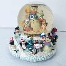 Las Vegas Musical Water Snow Globe Penguin Wish You Merry Xmas Snowmen L... - $69.42 CAD