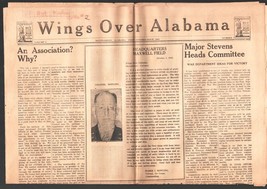 Wings Over Alabama #1 10/1943-First Issue-Maxwell Field Air Force Base newspa... - £51.02 GBP