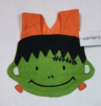 Carter&#39;s Halloween Bib Terry Cloth Frankenstein&#39;s Monster Bib Snap Closure - £7.13 GBP