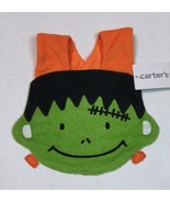 Carter&#39;s Halloween Bib Terry Cloth Frankenstein&#39;s Monster Bib Snap Closure - £7.17 GBP