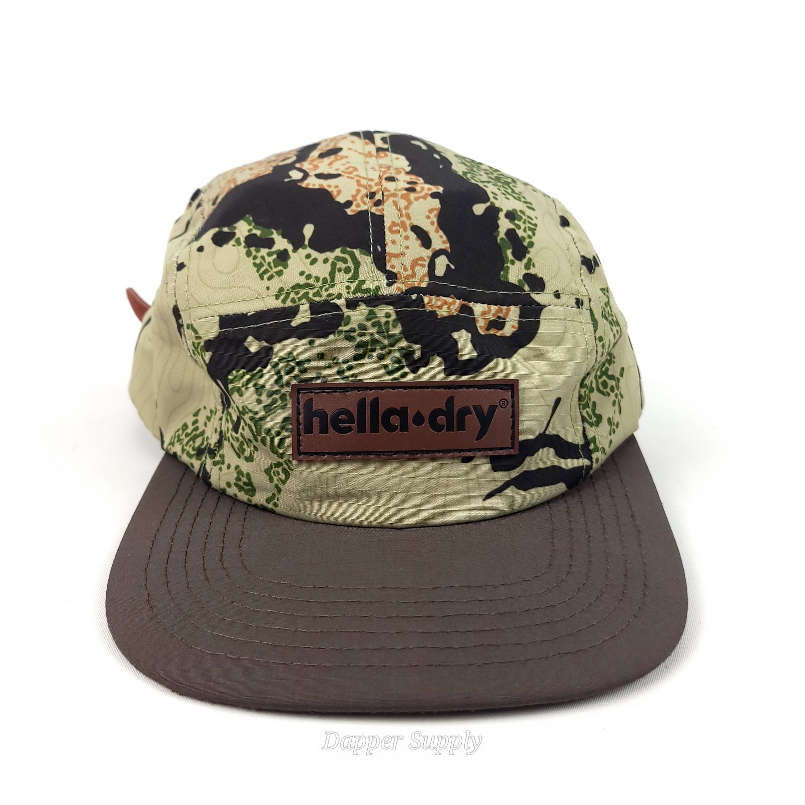 HellaDry Hat Cap Mens Camouflage Logo Golf Outdoors Hunting Shoemaker - $24.74