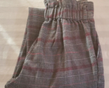 Abercromie &amp; Fitch Hollister Gray Black &amp; Red Plaid Pants Trousers Size XS - £10.17 GBP
