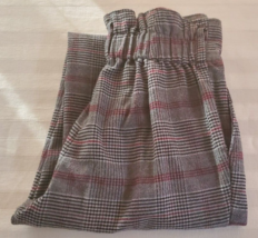 Abercromie &amp; Fitch Hollister Gray Black &amp; Red Plaid Pants Trousers Size XS - $12.86