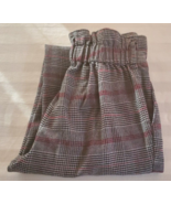 Abercromie &amp; Fitch Hollister Gray Black &amp; Red Plaid Pants Trousers Size XS - £10.10 GBP