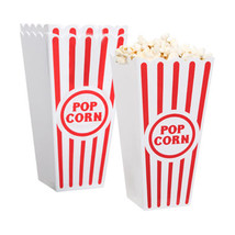 Plastic Popcorn Containers Classic Popcorn Boxes Bucket for Movie Night - £8.71 GBP+