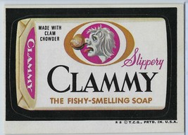 Clammy Soap 1974 Wacky Packages Series 6 spoof of Camay  - £11.70 GBP