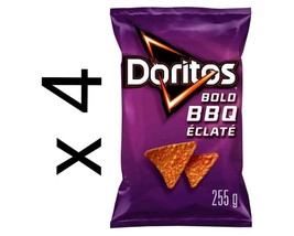 4 x  Bags Doritos Bold BBQ Tortilla Chips Size 235g each from Canada - $36.77