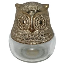 Avon Cologne Owl Glass Bottle 4in Empty Vintage Raining Violets - £10.31 GBP