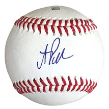 AJ Puk Auto Miami Marlins Signed Baseball Oakland Athletics Autograph Proof A&#39;s - £60.26 GBP