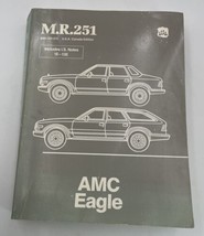 AMC Eagle Shop Manual Dated 1983 Repair Service Book M.R.251 Mechanical ￼ - $47.45