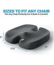 Top Comfort Ergonomic Seat Cushion Memory Foam High Quality Cushion - £17.05 GBP