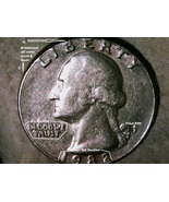 1982-P-Washington Errors Quarter. Broadstruck Off Center. DDR-Struck ove... - $8.99