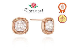 [Rosemont] SILVER Earrings RC0204 Korean Jewelry - £58.35 GBP