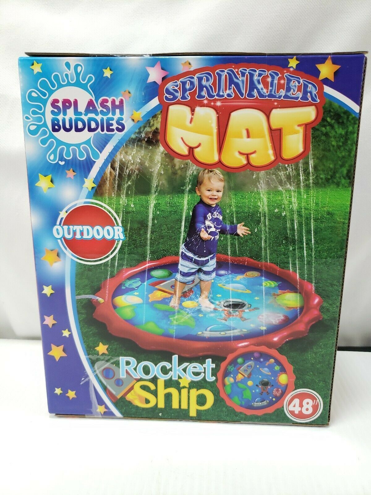 Splash Buddies Sprinkler Mat Rocket Ship 3+ 48in - $29.44