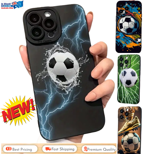 Football Soccer Ball Shockproof Case for iPhone 14 13 12 11 Pro Max for ... - $1.92+