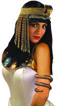 Forum Novelties Women&#39;s Egyptian Costume Accessory Asp Snake Beaded Headpiece, G - £75.91 GBP