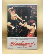 Bloodsport Movie Poster MGM 12&#39;&#39;x 17.5” Pressed Wood Wall Art by Silver ... - £37.35 GBP