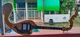Thai Laos Phin mandolin folk, acoustic/electric string music instrument PW035 - £260.28 GBP